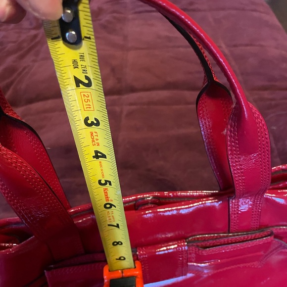 Kate Spade all leather patent bag - Picture 9 of 13